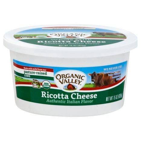 Organic Valley Cheese, Ricotta - 15 Ounces