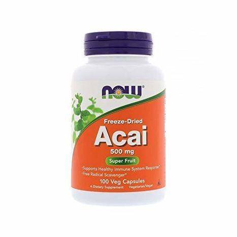 Now Foods Freeze-Dried Acai - 100 Veg Capsules