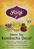 Yogi Green Tea Kombucha Decaf 16 Bags-1.12 Oz