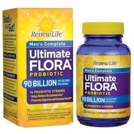 Renew Life Ultimate Flora Men's Complete Vegetable Capsules - 30 Count