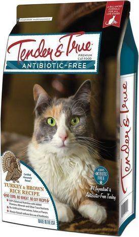 Tender & True Turkey Brown Rice Dry Cat Food - 3 Pound Bags