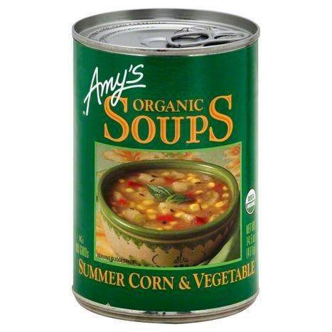 Amys Organic Soup, Summer Corn & Vegetable - 14.5 Ounces