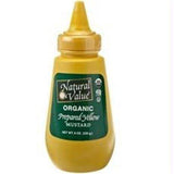 Natural Value Organic Mustard, Yellow, - 9 Ounces