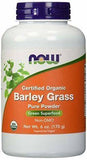 Now Foods Barley Grass Organic Non-GMO Powder - 6 Ounces