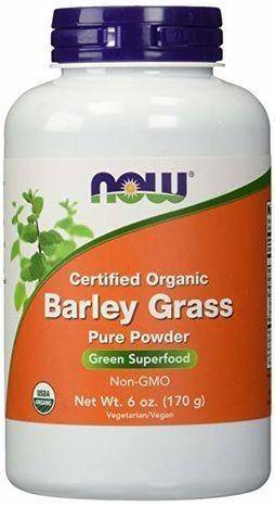 Now Foods Barley Grass Organic Non-GMO Powder - 6 Ounces