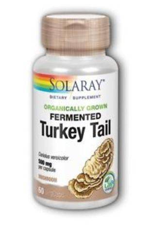 Solaray Organically Grown Turkey Tail Mushroom Solaray - 60 VegCaps
