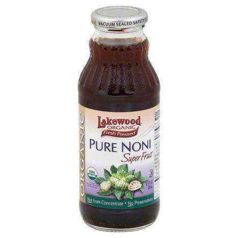 Lakewood Organic 100% Juice, Super Fruit, Pure Noni - 12.5 Ounces