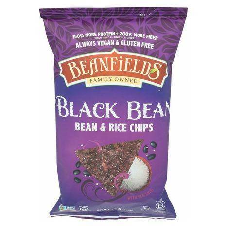 Beanfields Bean & Rice Chips, Black Bean with Sea Salt - 5.5 Ounces