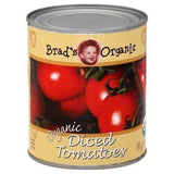 Brads Organic Tomatoes, Organic, Diced - 28 Ounces