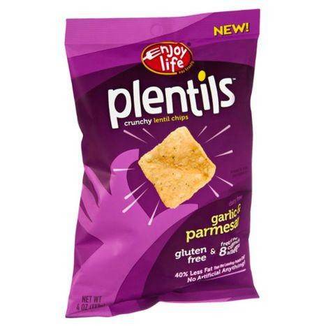 Enjoy Life Lentil Chips, Garlic & Parmesan - 4 Ounces