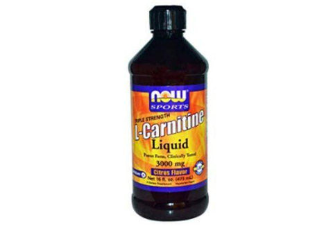 Now Sports Citrus Flavor Liquid L-Carnitine - 3000 Milligrams