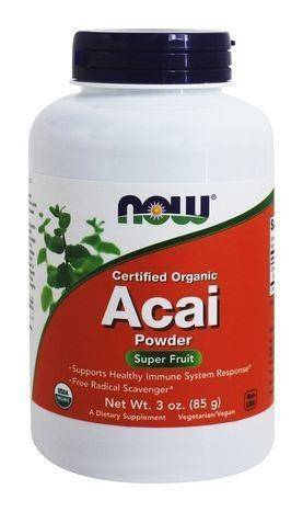 Now Certified Organic Acai Poweder - 3 Ounces