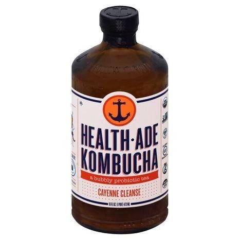 Health Ade Kombucha, Organic, Cayenne Cleanse - 16 Ounces