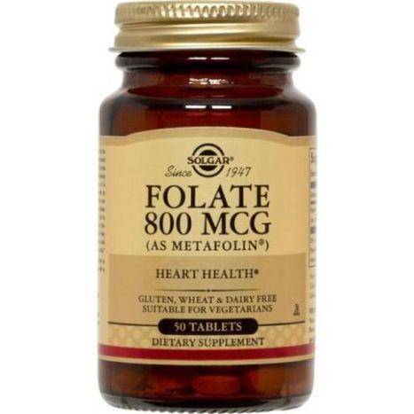 Solgar Folate 800MCG - 100 Tablets