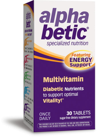 Enzymatic Therapy Alpha Betic Multivitamin Once Daily-30 Tablets