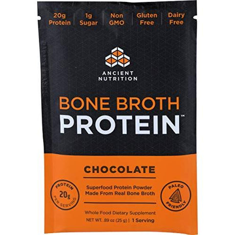 Ancient Nutrition Bone Broth Protein Chocolate-0.89 Oz