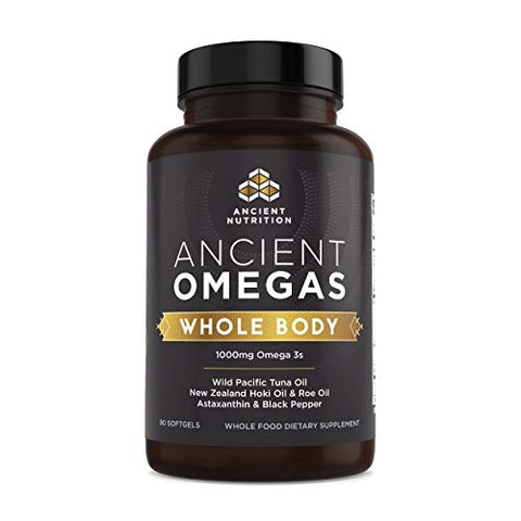 Ancient Nutrition Whole Body Omegas 1000 Mg-90 Softgels