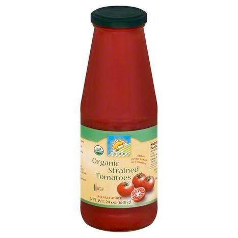Bionaturae Tomatoes, Organic, Strained - 24 Ounces