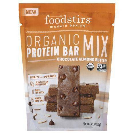 Foodstirs Protein Bar Mix, Organic, Chocolate Almond Butter - 14.8 Ounces