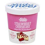 Nadamoo Frozen Dessert, Dairy-Free, Strawberry Cheesecake - 1 Pint