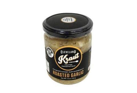 Cleveland Kraut Kraut, Roasted Garlic - 16 Ounces