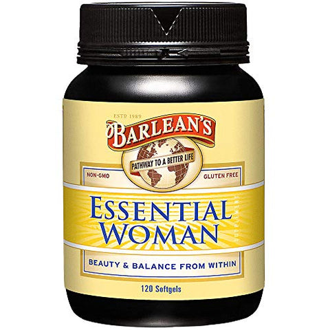 Barlean's Essential Woman Beauty & Balance From Within-120 Softgels