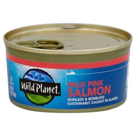 Wild Planet Salmon, Wild Pink - 6 Ounces