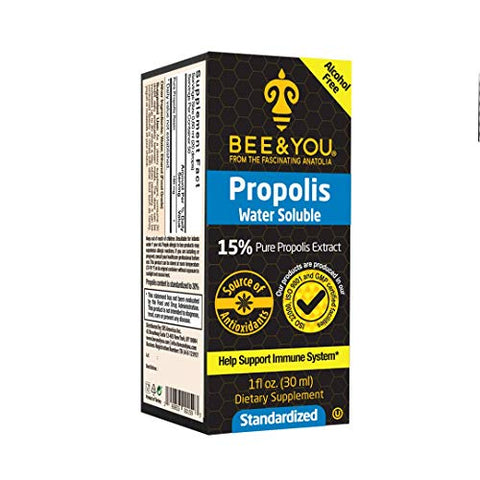 Bee & You Propolis Water Soluble 15%-1 Oz