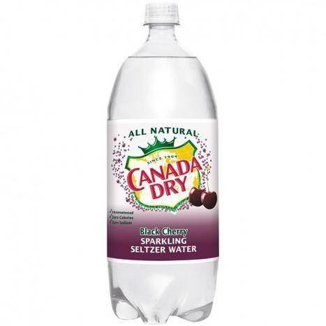 Canada Dry Seltzer Black Cherry Sparkling Water - 2 Liters