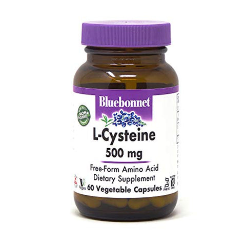 Bluebonnet L-Cysteine 500 Mg-60 Vegetable Capsules