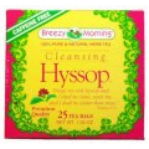 Breezy Morning Cleansing Hyssop 20 Tea Bags-1 Oz
