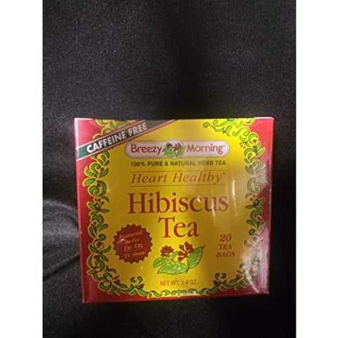 Breezy Morning Hibiscus Tea 20 Tea Bags-1.4 Oz