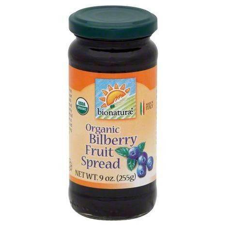 Bionaturae Fruit Spread, Organic, Bilberry - 9 Ounces