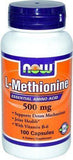 Now Foods 500MG L-Methionine - 100 Capsules