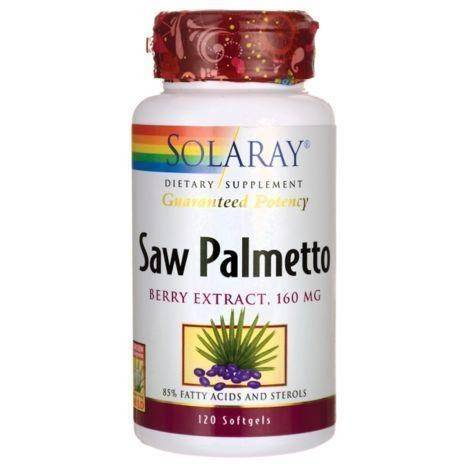 Solaray Saw Palmetto Berry Extract 160MG - 120 Softgels