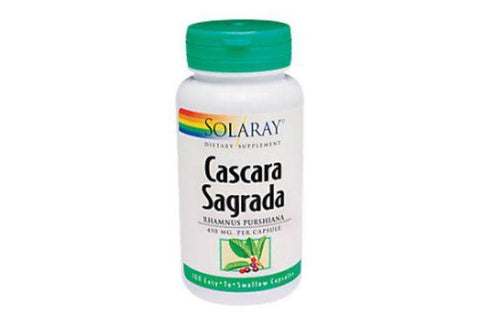 Solaray 450MG Cascara Sagrada - 100 Capsules