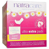 Natracare Extra Pads, Organic, Super, Ultra - 10 Each