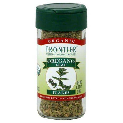 Frontier Organic Oregano Leaf, Flakes - 0.36 Ounces