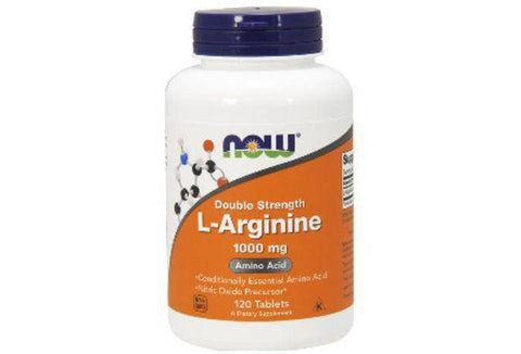 Now L-Arginine, Double Strength, 1000 mg, Tablets - 120 Tablets