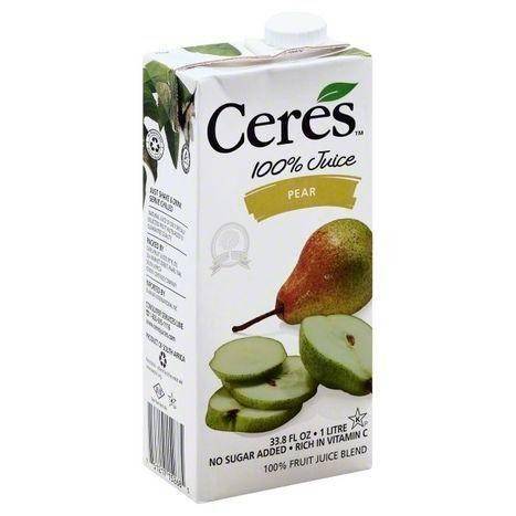 Ceres 100% Juice, Pear - 33.8 Ounces