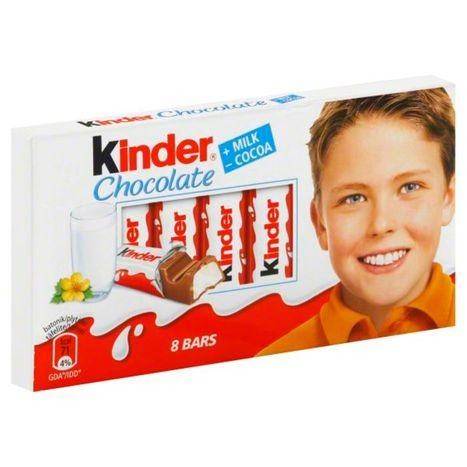 Kinder Milk Chocolate - 8 Each