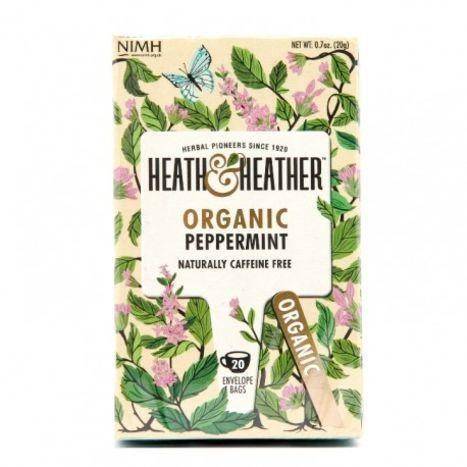 Heath Heather Organic Peppermint Tea - 20 Count