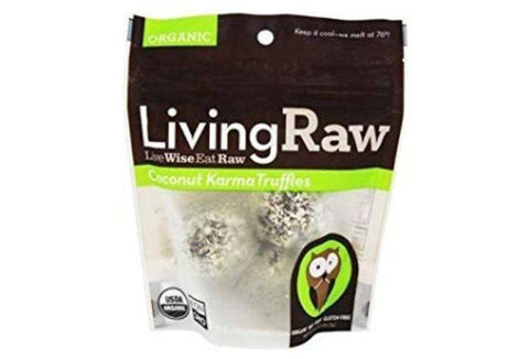 Living Raw Organic Coconut Karma Truffles - 12 Count