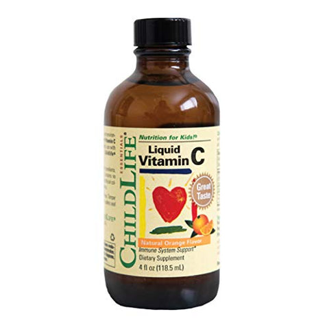 Child Life Liquid Vitamin C Orange Flavor-4 Oz