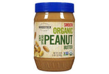 Woodstock Farms Organic Easy Spread Smooth Peanut Butter Salted 35 Ounce