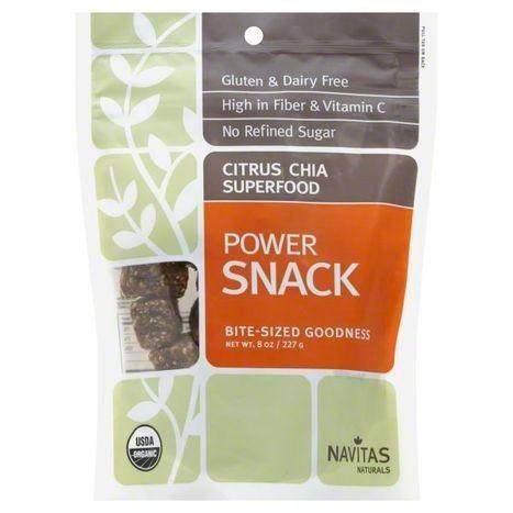 Navitas Power Snacks, Citrus Chia - 8 Ounces
