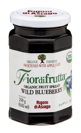 Rigoni di Asiago Fruit Spread, Organic, Wild Blueberry - 250 Grams