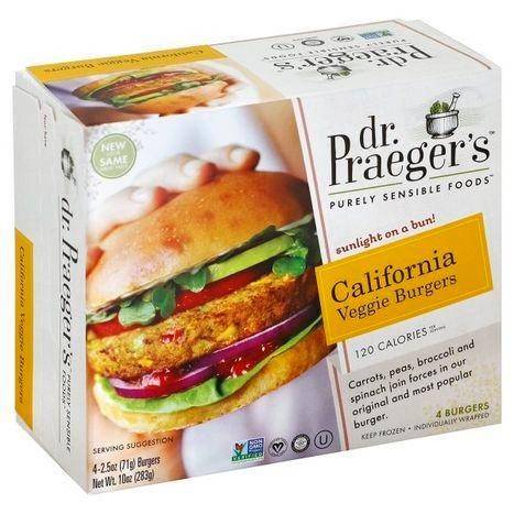 Dr Praegers Veggie Burgers, California - 4 Each