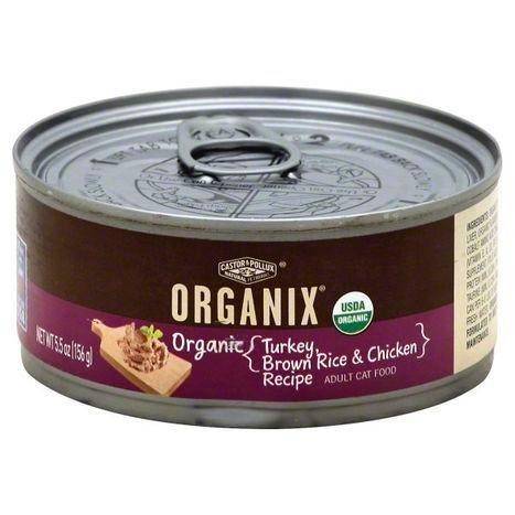 Organix Organix Cat Food, Adult, Organic, Turkey, Brown Rice & Chicken Recipe - 5.5 Ounces