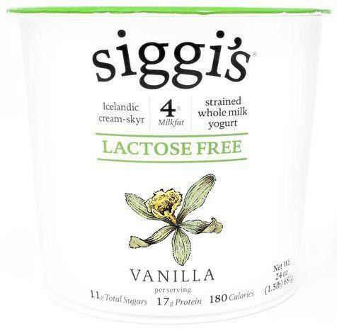 Siggis Icelandic Style Lactose Free Strained Vanilla Yogurt - 24 Ounces